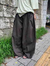 26SS★ [BAONHAUS] Pokity Cut Balloon Wide Pants