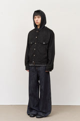 Node Collar Suede Jacket