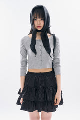 Lorric cropped button tee