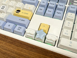 RGB LED エンジェルウィングキーボードキーキャップチェーイングリングチャーム 3KEY TYPE
