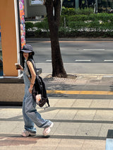 Patch strap safari hat