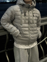 Tech multi-pocket hooded lightweight padding
