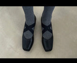 X-STRAP PLATFORM MARY JANE LOAFER (BEIGE, BLACK 2COLORS!)