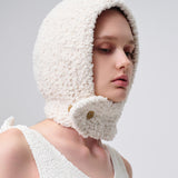 SIMP knit balaclava_white