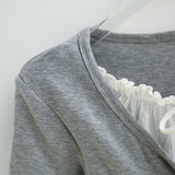 Sora Layered Button Top