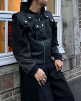 LEATHER BULLETPROOF GILE (Black)