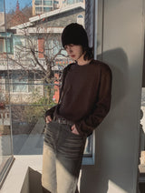 Vide Ribbed V-Neck Knit