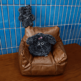 PAPA.GO.PAPA ブラックセサミピズプードルポーチキーリング