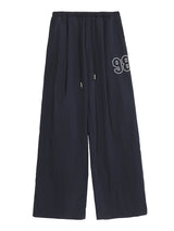 Number Navy Casual Banding Pants