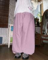 (3color) Square Ripstop Wide Jogger Pants