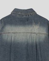 Weather Half Denim Jacket