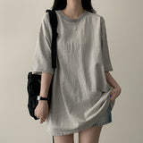 Color matching Dangara boxy fit short sleeve 