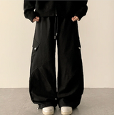 ノアダイアゴナルインシジョンカーゴヘムストリングワイドパンツ