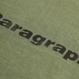 ウォッシュ加工サークルロゴTシャツ - GREEN