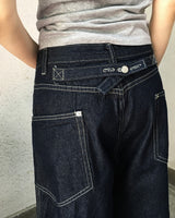 ドピンインシジョンウォッシングデニムバミューダパンツ