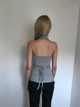 WRAP HALTERNECK SLEEVELESS