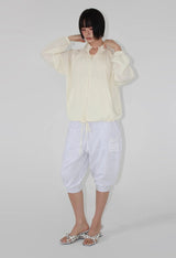 LIGHT SHIRRING JUMPER