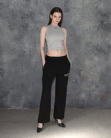 Triclipse Embroidered Sleeveless Gray melange