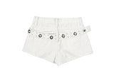 フェロスタッドアイレットベルトショートパンツ