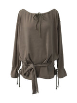 chic loose belted strap knit (3color)
