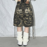 Cargo Lettering Bermuda Pants(Khaki Camo) F25QD889
