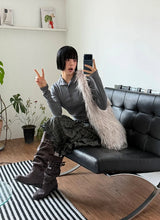 ドロップストラップ長袖Tシャツ