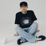 ANGEL CAT VER.4 T SHIRT - BLACK