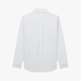 Stranger Classic Fit Flower Cotton Shirt (White)