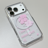 ily soooo much マグセーフジェルハードケース (ピンク)