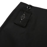Pocket Maxi Skirt - BLACK