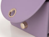 ISLE MINI shoulder leather bag / Purple Lilac