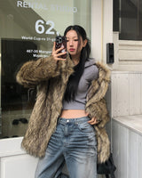 Fib Premium Mix Fur Coat