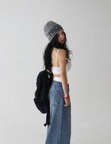 [UNISEX] Wave lettering beanie