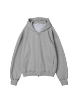 メントボタンフードジップアップ