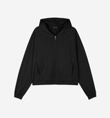No.1380 R crop hood ZIP-UP (5color)