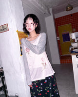 (2color) Soft Tulip Raglan Sheer Long Sleeve Tee
