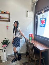 スリーブリボンラインショートスリーブシャツ