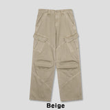 Mute Dyeing Wide Cargo Pants