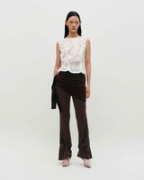 Sheer Layering Pants _ GREY