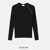 [S/F] Ragaln golgi side zipper slim t-shirts(3color)
