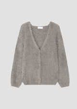 Yosen over fit buckle fur cardigan [2co]