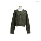 (3color) モングルステッチヘイリールーズカーディガン