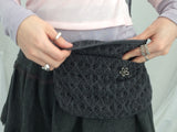 vintage knit lace skirt