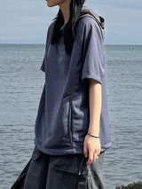 メッシュフードショートスリーブ