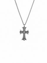 LMN Anderson reversible cross necklace (silver)