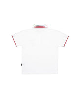 DC x The Rolling Stones Embroidery Logo Polo White