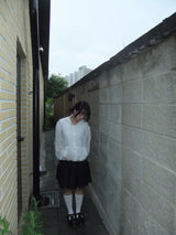 [summer item] ドットフリルシアージャンパー