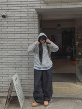 ラオンダートノンフェードバルーンデニムパンツ