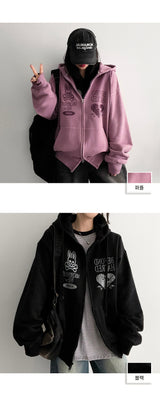 Dus Zuri Two-Way Hooded Zip-Up