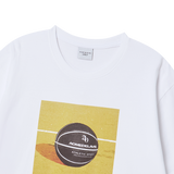 25SS スクエアバスケットボールショートスリーブTシャツ ホワイト